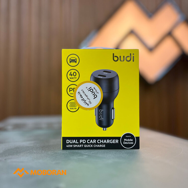 شارژر فندکی بودی مدل Budi CC108TB